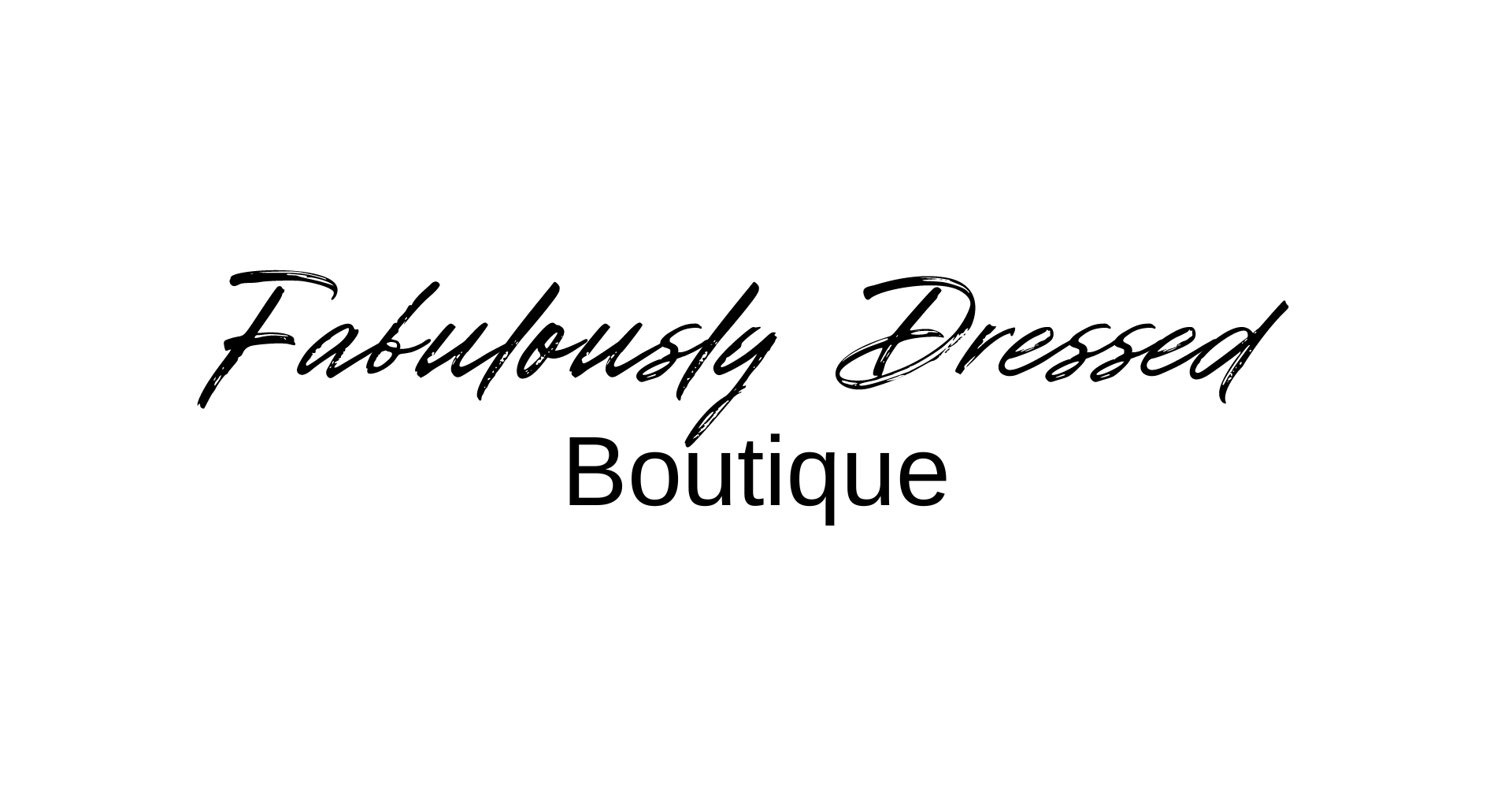 Fabulously Dresses Boutique Logo