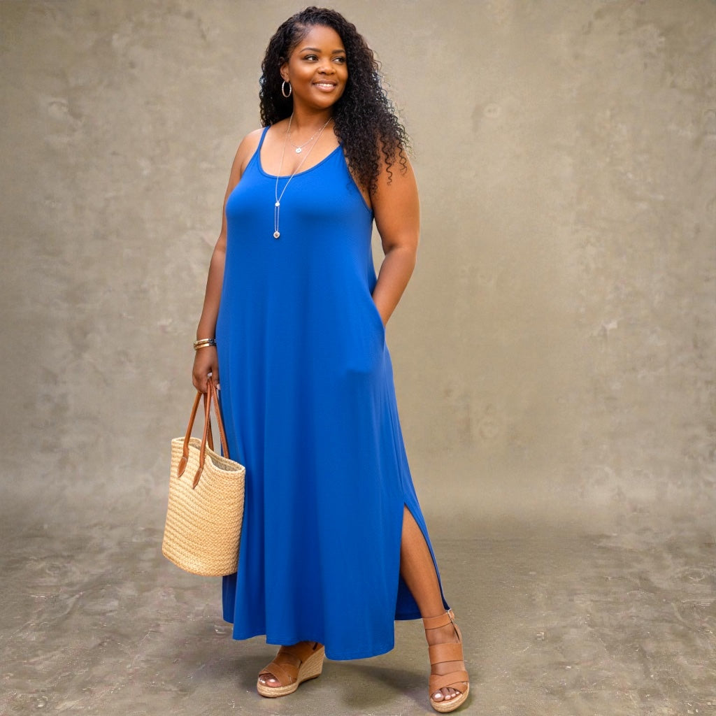 Plus Size Effortless Cami Maxi Dress – Fabulously Dressed Boutique