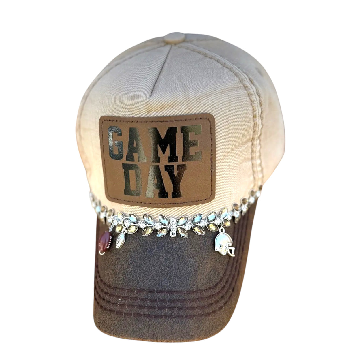 Football GAME DAY Charm Cap