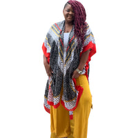 Boho Chic Long Kimono - Fabulously Dressed Boutique