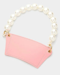Coffee Cup Sleeve With Resin Chain Strap - Fabulously Dressed Boutique