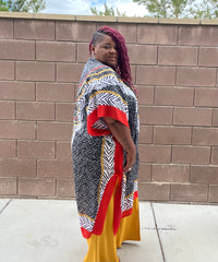 Boho Chic Long Kimono - Fabulously Dressed Boutique