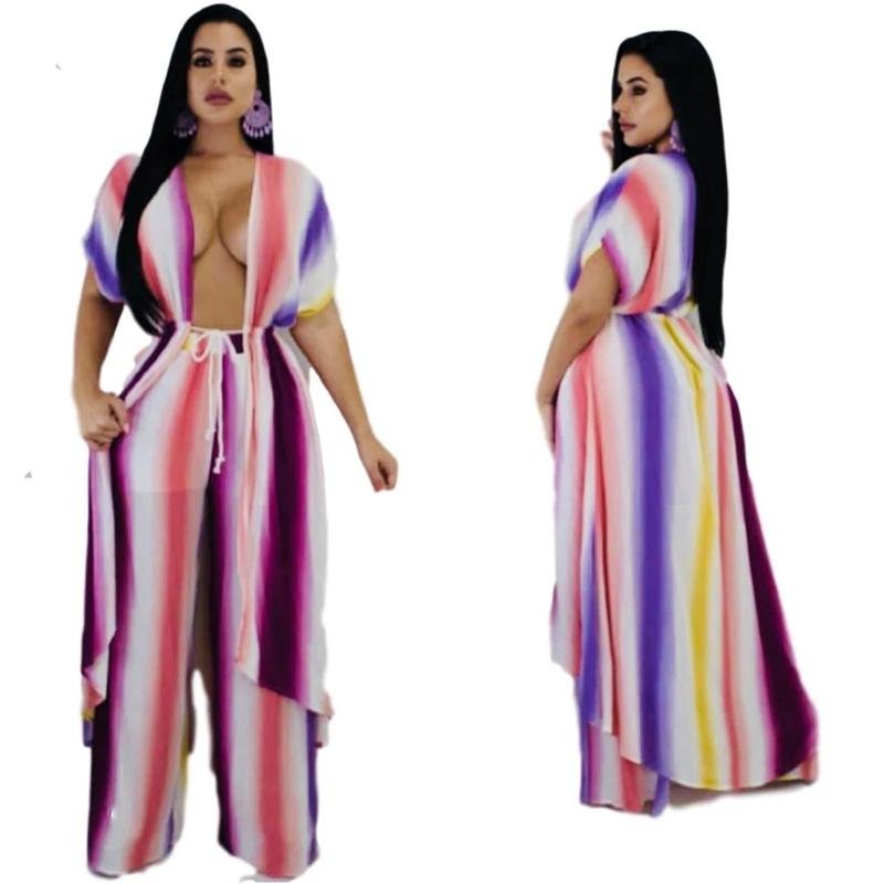 New 2 Piece Wide Leg And Cardigan Set - Fabulously Dressed Boutique