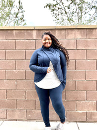 Plus Size Sporty Crowl Next Activewear Set - Fabulously Dressed Boutique