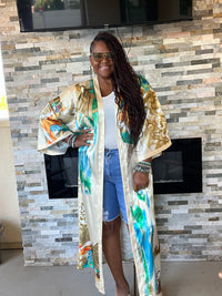 Women's Perfect Statement Maxi Kimono - Fabulously Dressed Boutique 