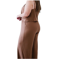 Women’s Plus Size Ribbed Jumpsuit