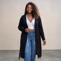 Women’s Plus Size Everyday Black Cardigan