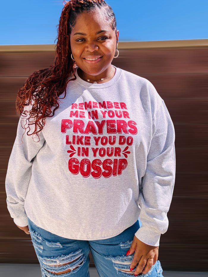 Plus Size Unisex Pray For Me Sweatshirt - Fabulously Dressed Boutique 
