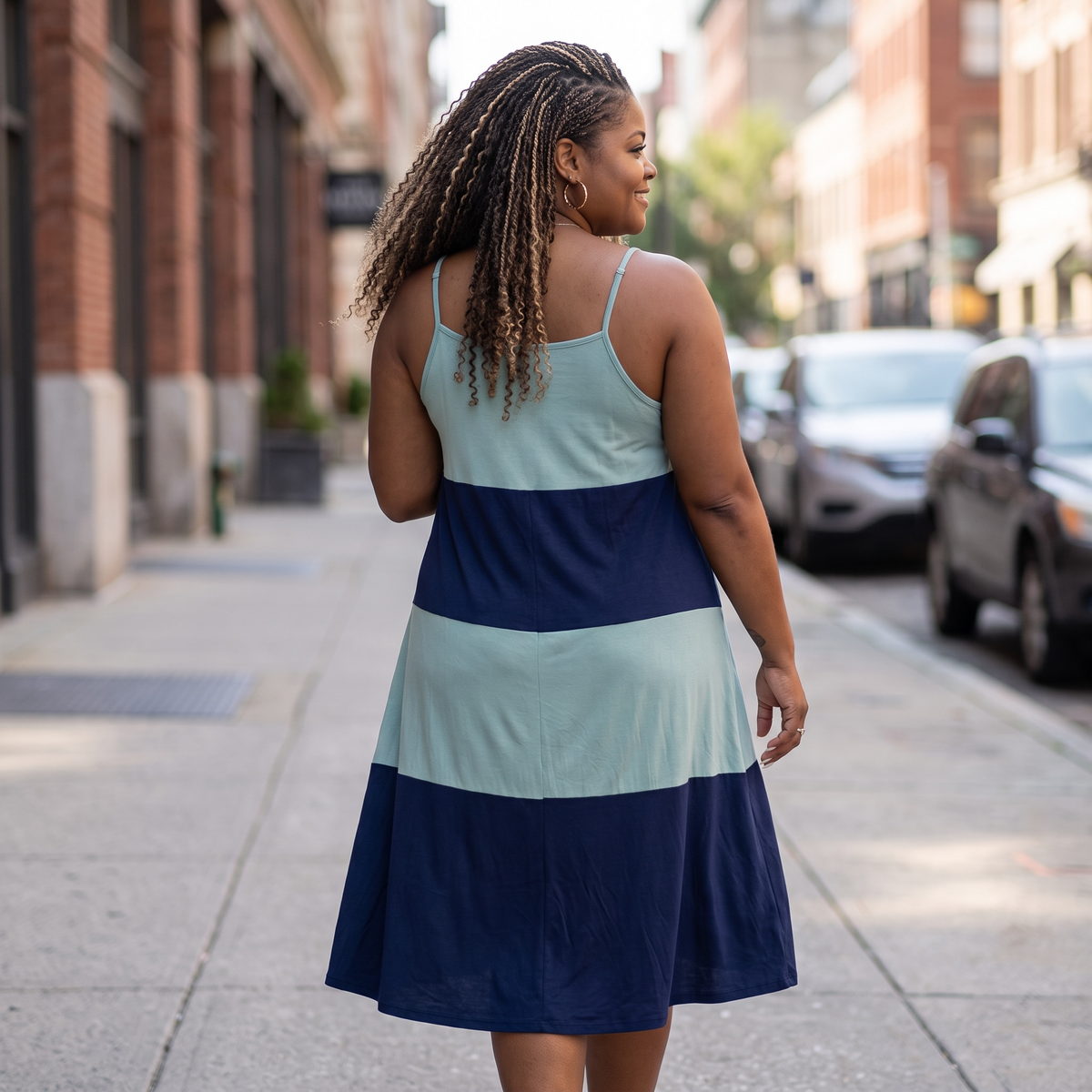 Women’s True Blue Plus Size Dress