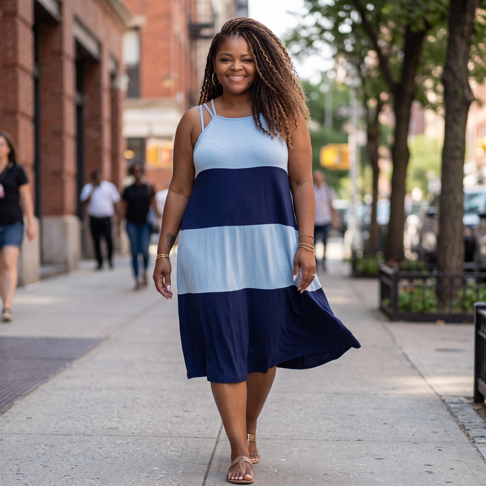 Women’s True Blue Plus Size Dress