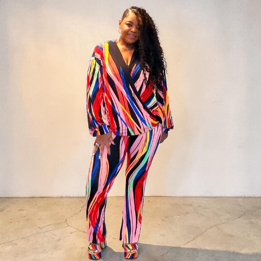 Womens Vibrant 2 Piece Legging Set