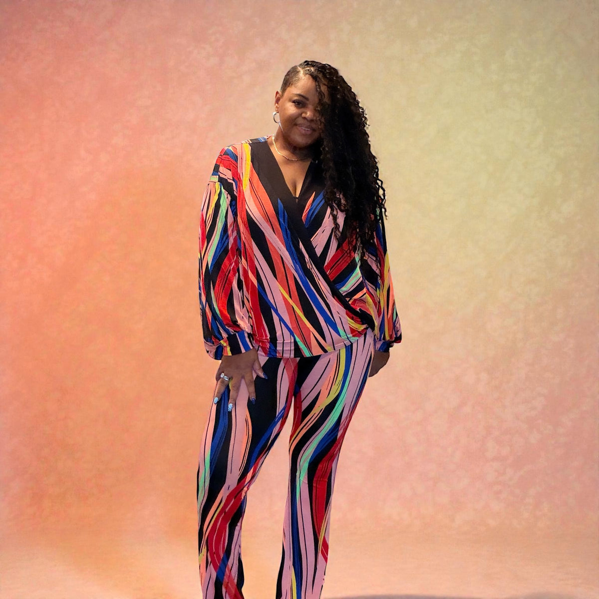 Womens Vibrant 2 Piece Legging Set