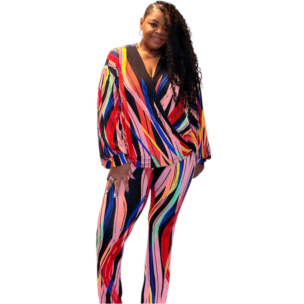 Womens Vibrant 2 Piece Legging Set