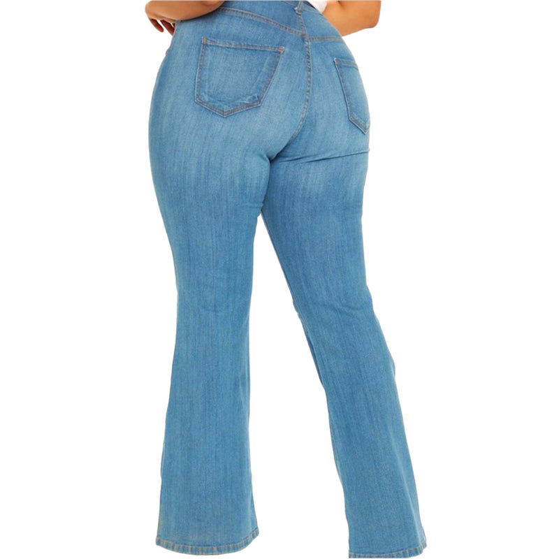 High Rise Plus Size Distressed Jeans - Fabulously Dressed Boutique 
