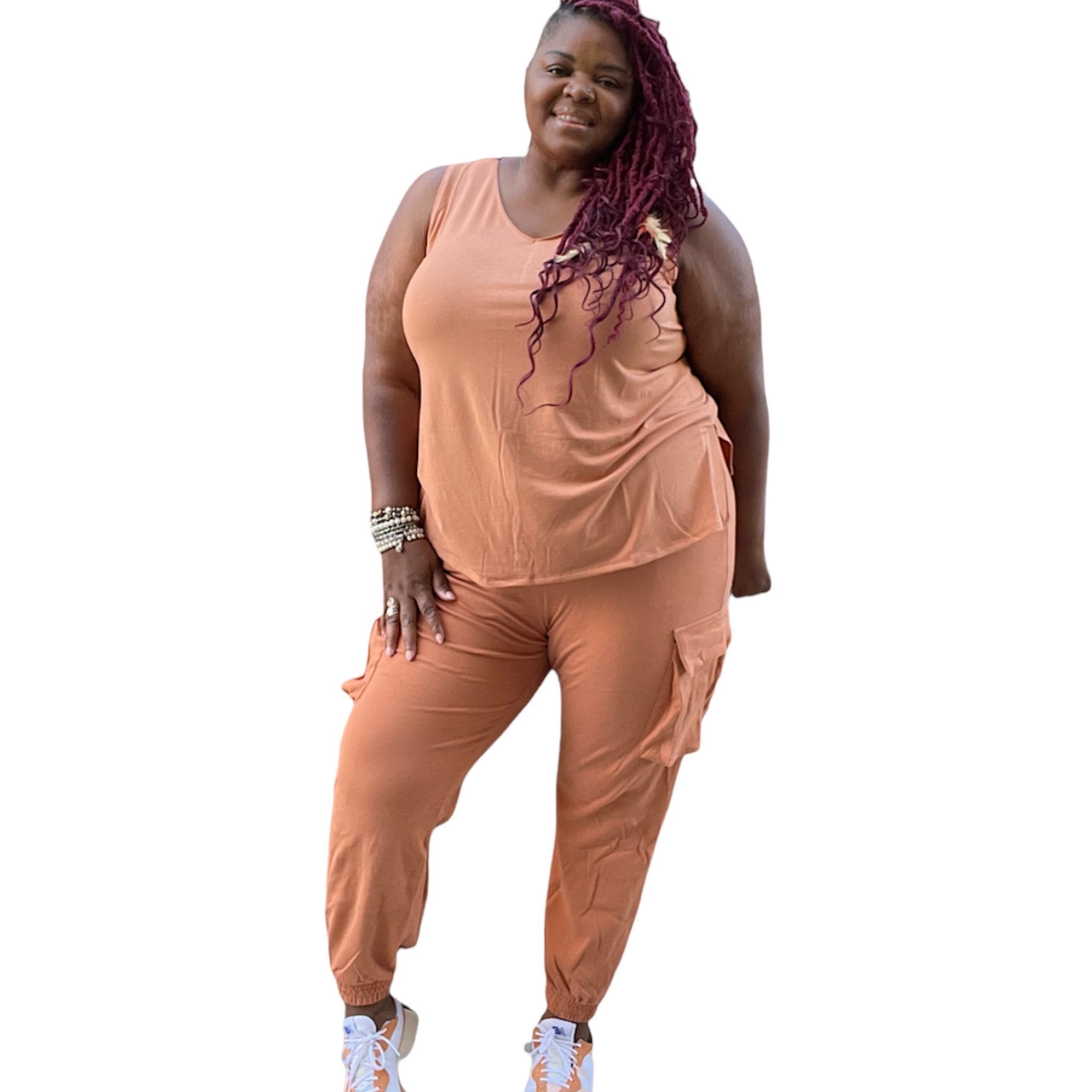 Celebrity Pink Trendy Plus Size Relaxed-Fit Straight-Leg Cargo Pants -  Macy's