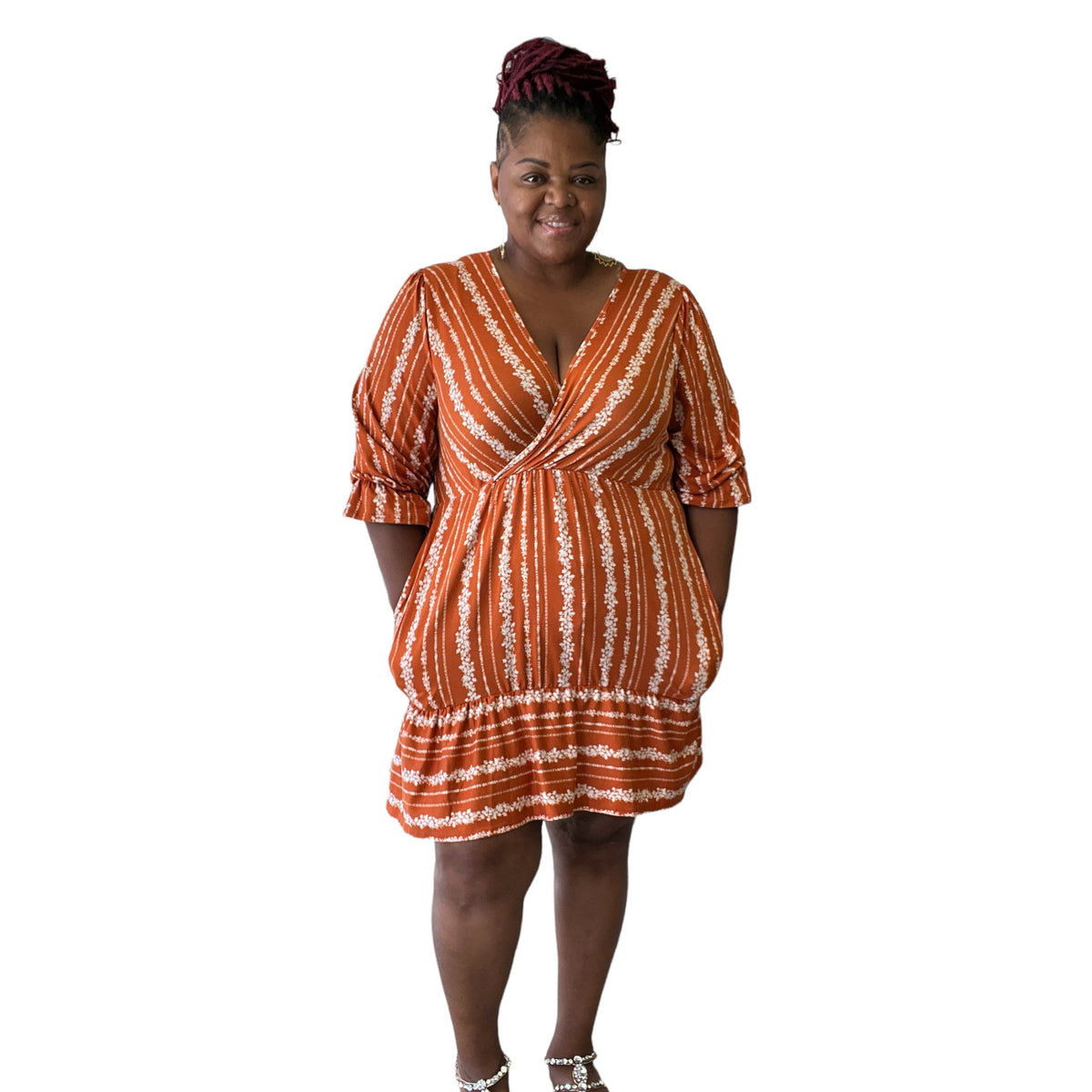 Sassy Plus Size Mini Dress - Fabulously Dressed Boutique 
