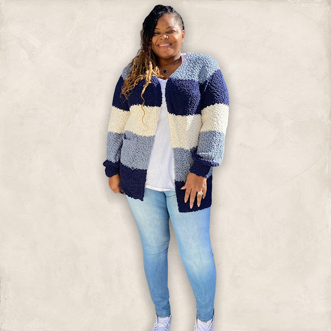 The Cozy Stripe Sweater - Fabulously Dressed Boutique 