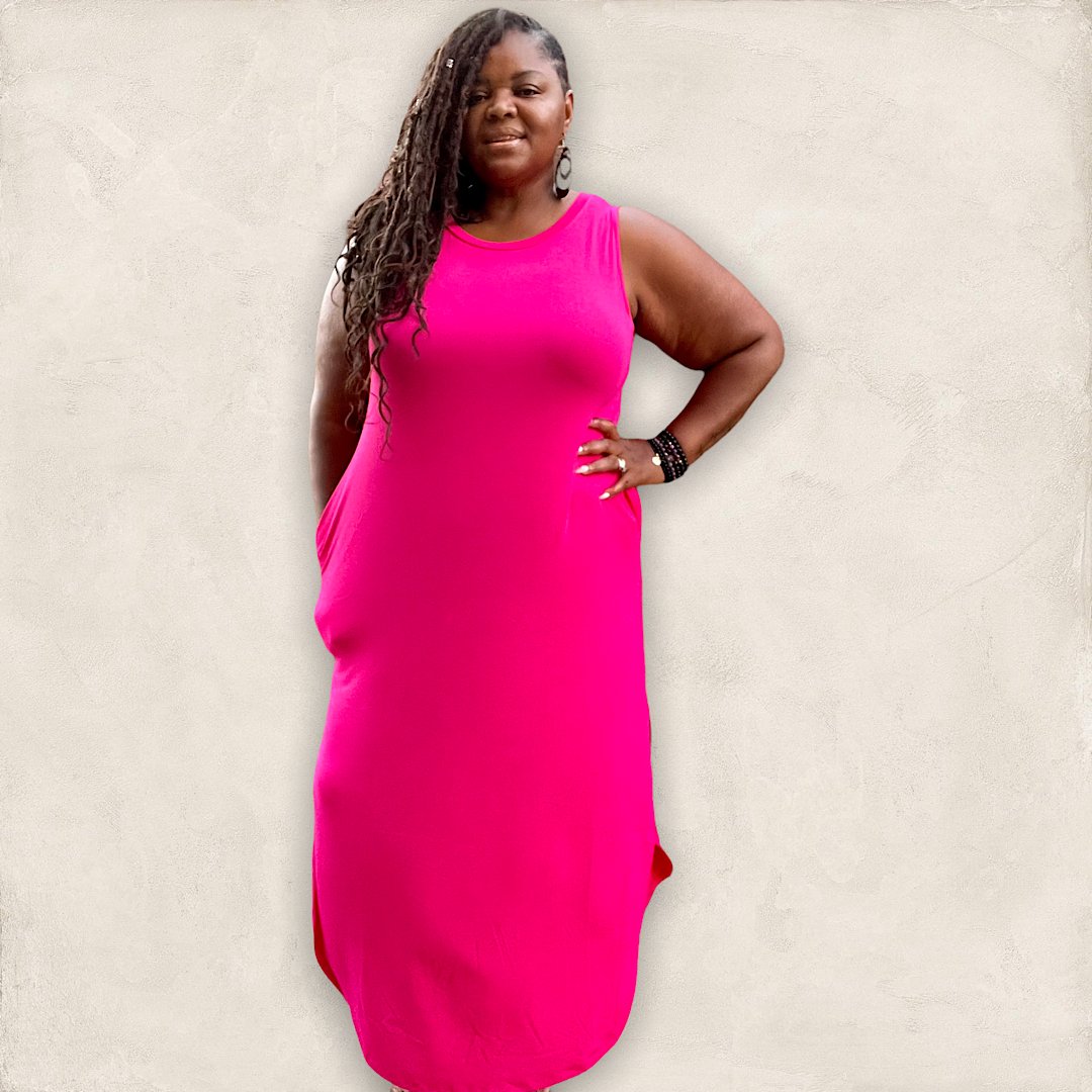 The Debbie Plus Size Maxi Dress - Fabulously Dressed Boutique 