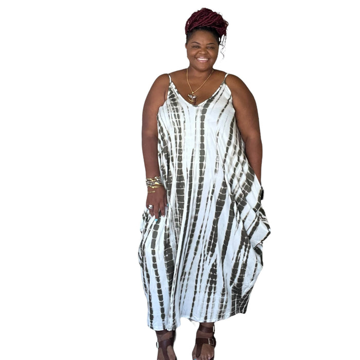 The Erica Tie Dye Maxi Dress - Fabulously Dressed Boutique 