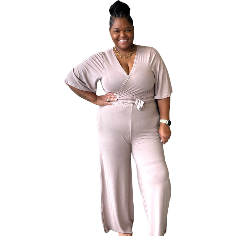 The Jana Wide Leg Pants Set - Fabulously Dressed Boutique 