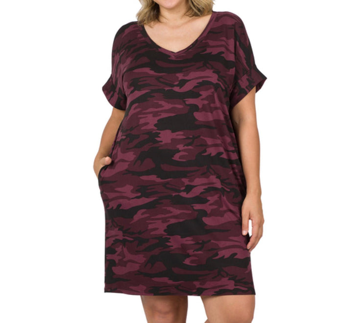 The Maya Jersey T Shirt Mini Dress - Fabulously Dressed Boutique 