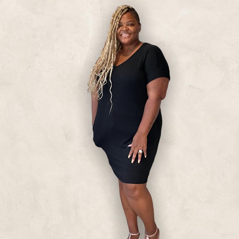 The Maya Jersey T Shirt Mini Dress - Fabulously Dressed Boutique 
