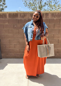 The Mira Almond Spaghetti Strap Maxi Dress - Fabulously Dressed Boutique 