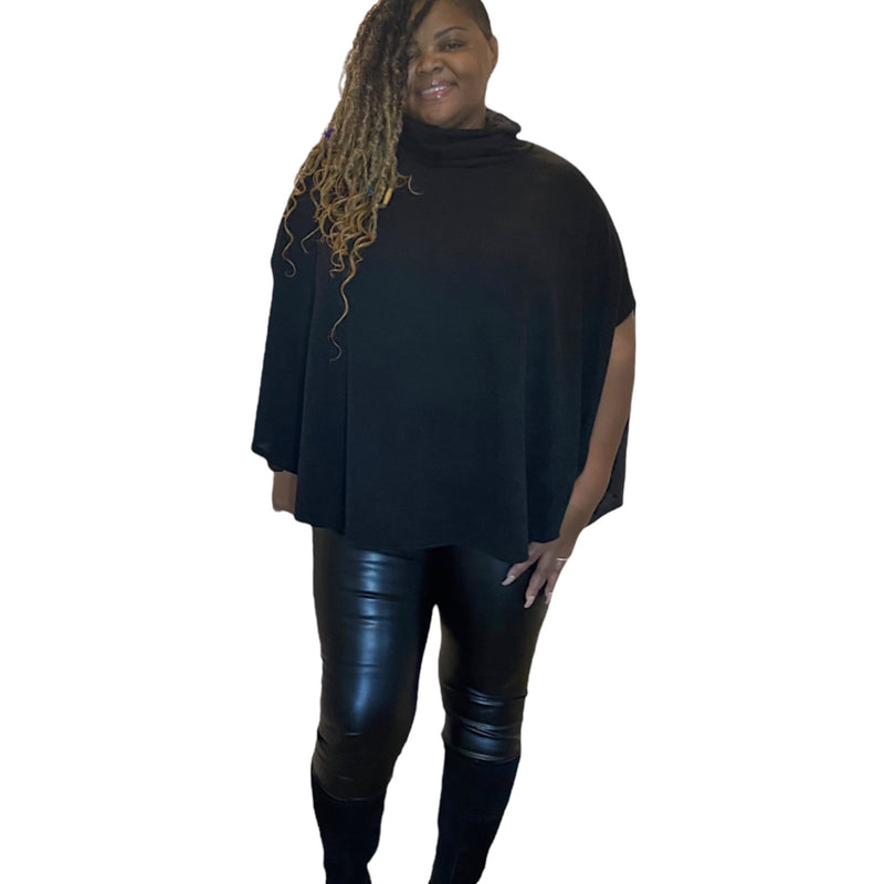 The Turtle Neck Cape - Fabulously Dressed Boutique 