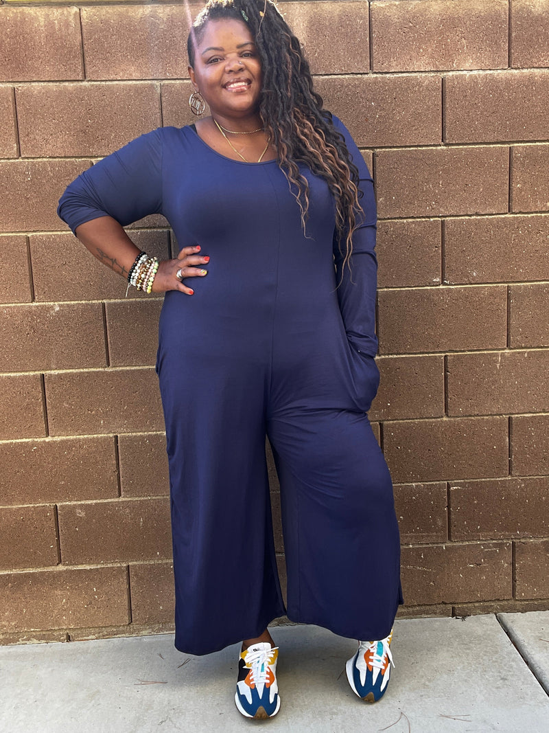 The Zatima Wide Leg Jumpsuit - Fabulously Dressed Boutique 