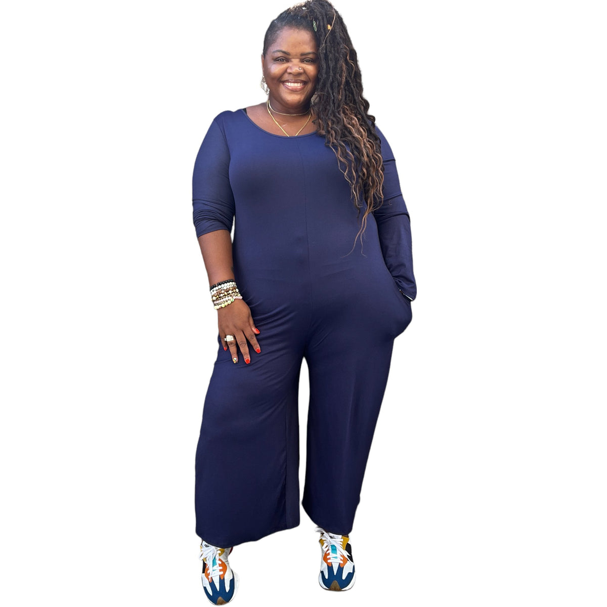 The Zatima Wide Leg Jumpsuit - Fabulously Dressed Boutique 