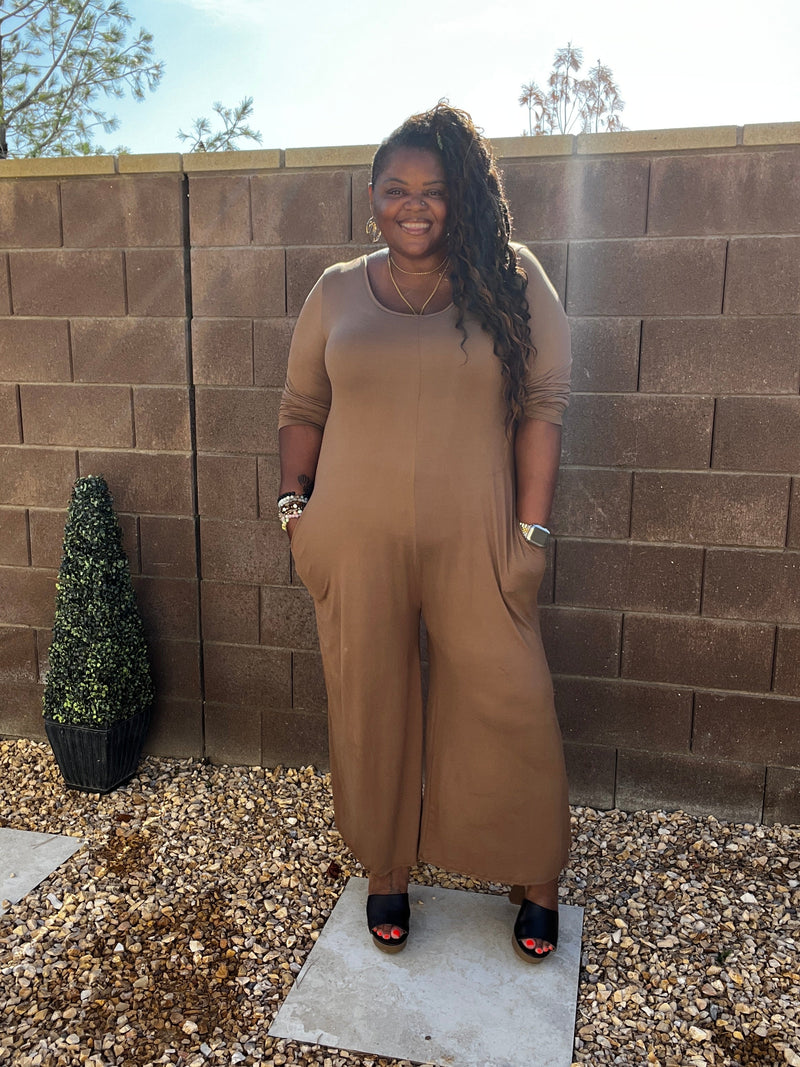 The Zatima Wide Leg Jumpsuit - Fabulously Dressed Boutique 