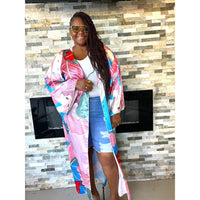 Women's Perfect Statement Maxi Kimono - Fabulously Dressed Boutique 