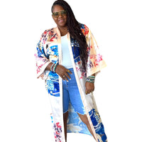 Women's Perfect Statement Maxi Kimono - Fabulously Dressed Boutique 