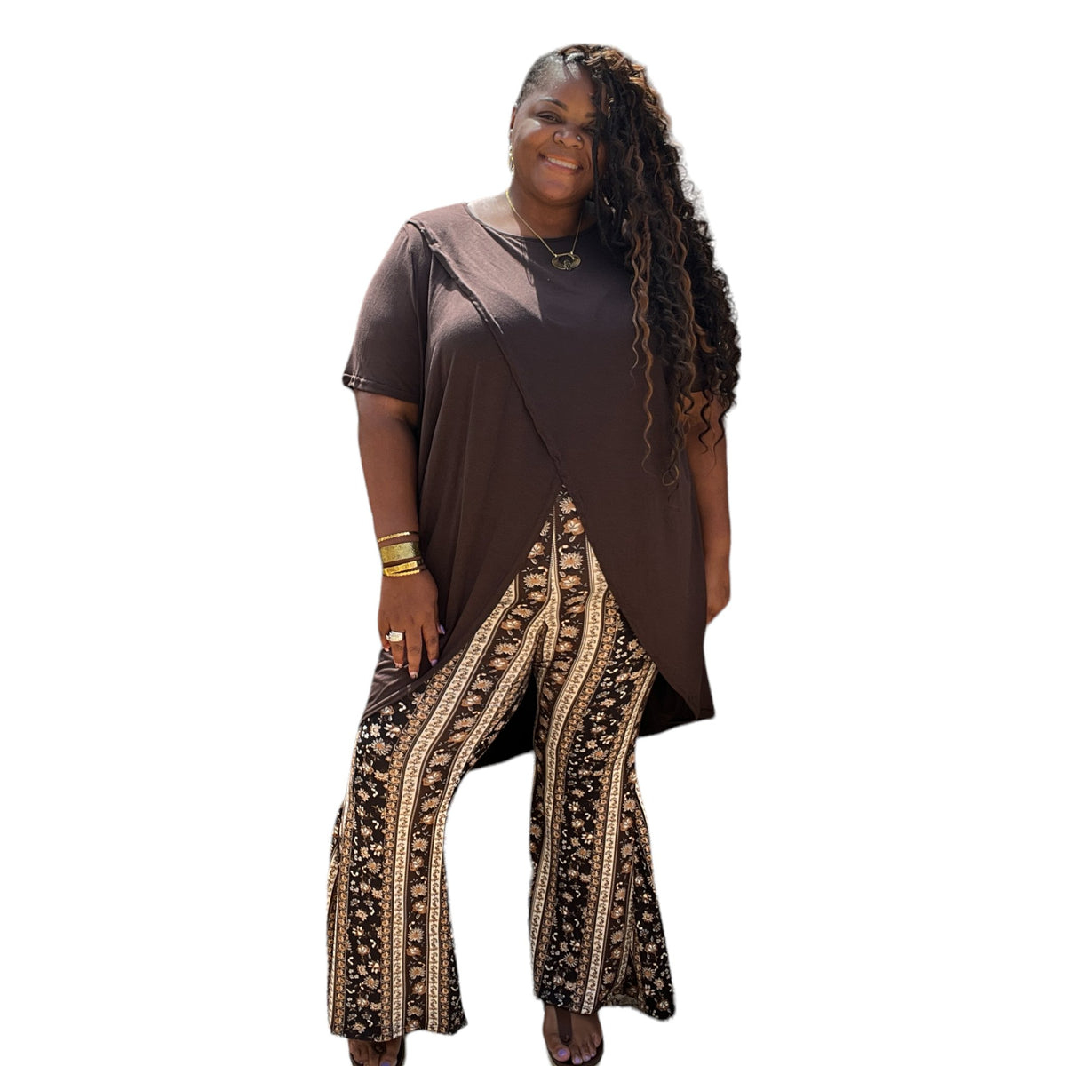 Women’s Plus Size Flare Leggings - Fabulously Dressed Boutique 