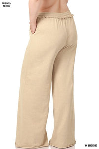 Women’s Plus Size French Terry Pants Set - Fabulously Dressed Boutique 